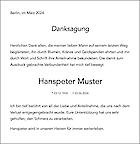 Acknowledgement ad for the newspaper: Modern & Elegant