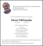 Obituary Heinz Völlmecke, Ludwigshafen