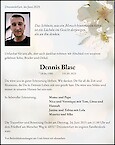 Obituary Dennis Blase