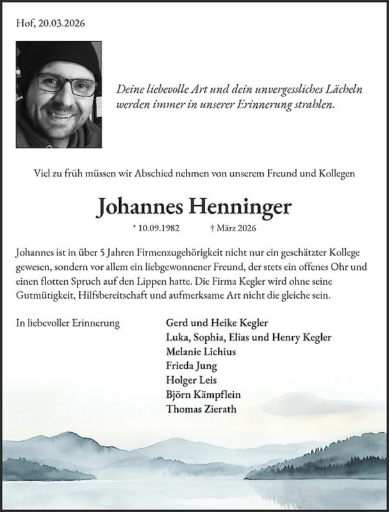 Johannes Henninger, Hadamar